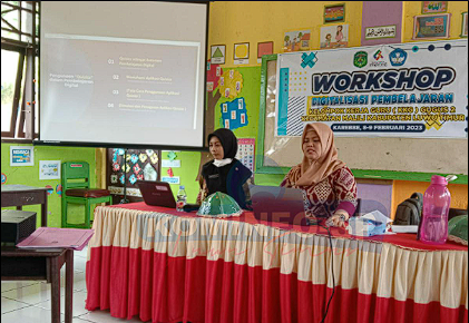 Workshop pembelajaran digital untuk guru SD Negeri 1 Kaduela